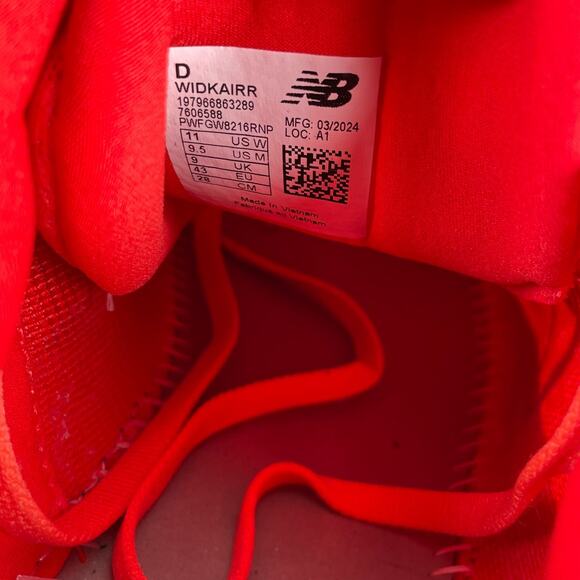 Mens 9.5 Womens 11 New Balance Fresh Foam Kaiha Road Coral Non Slip Running Shoe - Picture 9 of 9